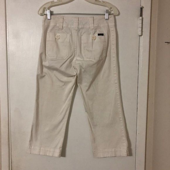 Sanctuary Anthropologie White Cropped Pants 27x21 - Picture 2 of 3